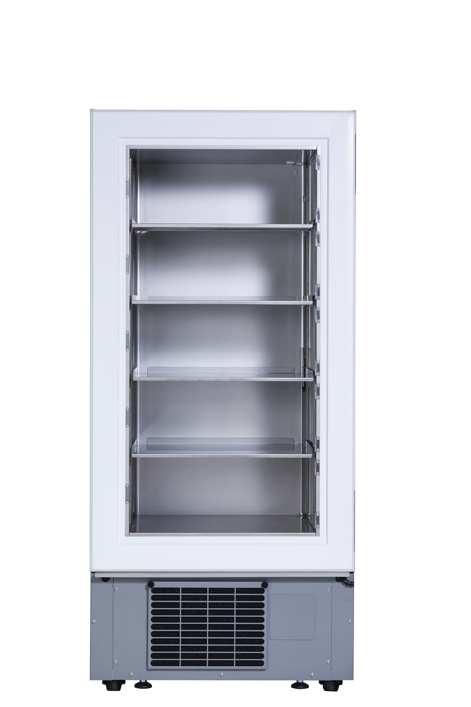 Eppendorf CryoCube F440 ULT freezer: Inner compartments View into empty Eppendorf CryoCube® F440h Ultralow temperature freezer (ULT)